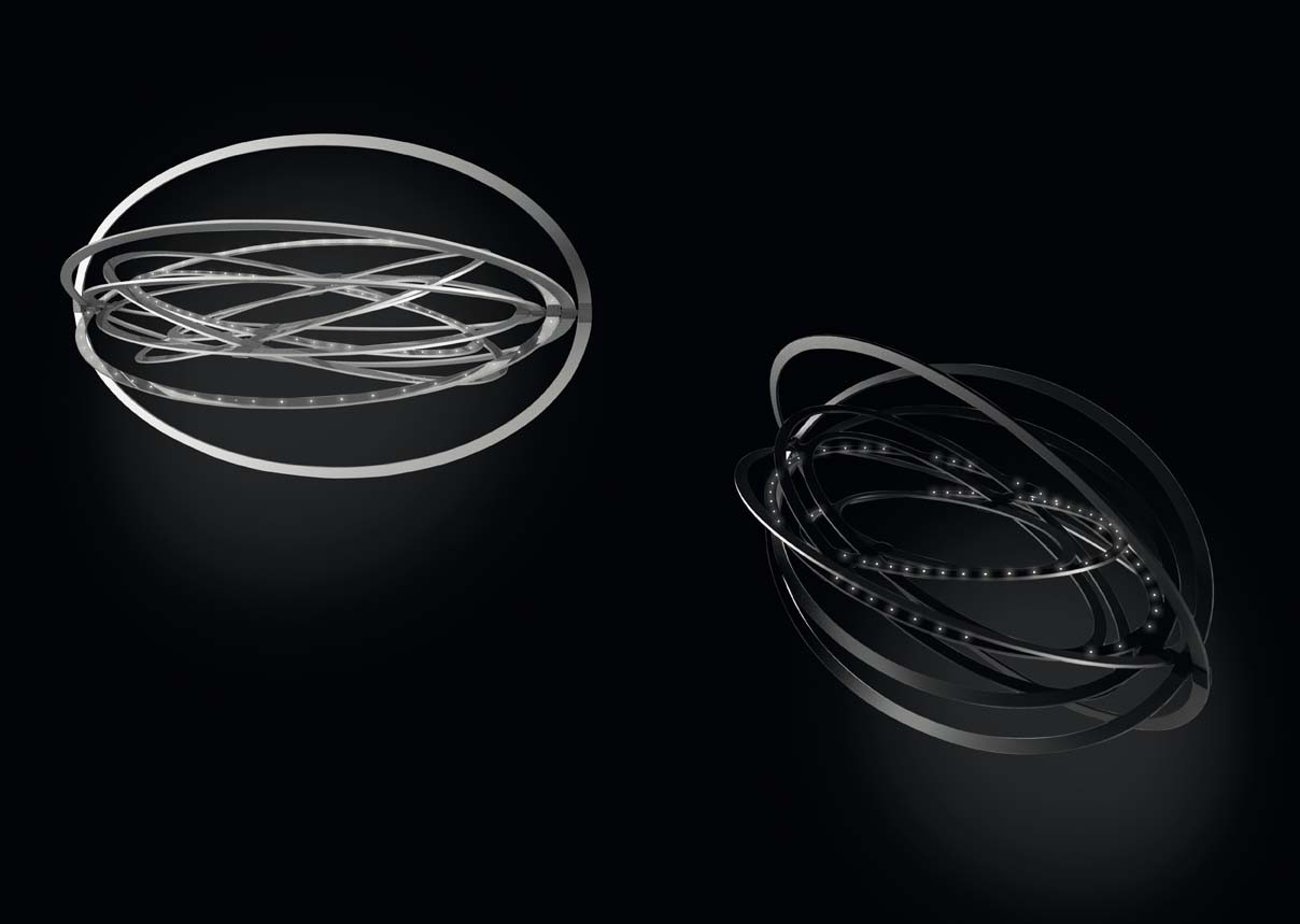 Artemide Люстра Copernico Suspension Black от Artemide — в интерьере