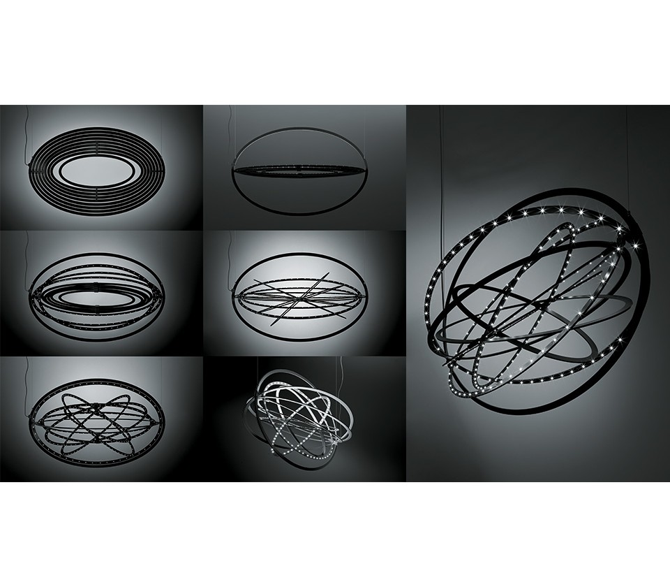 Artemide Люстра Copernico Suspension Black от Artemide — в интерьере