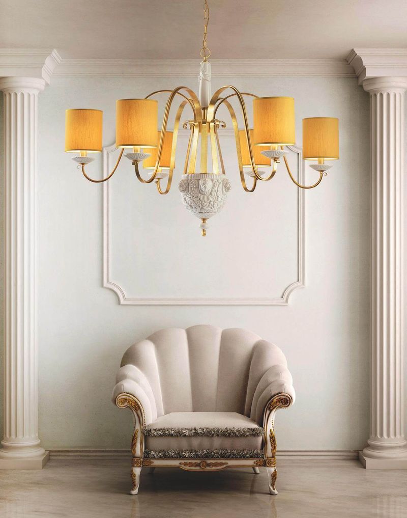 Le Porcellane Люстра Principe 5840 6L от Le Porcellane — в интерьере