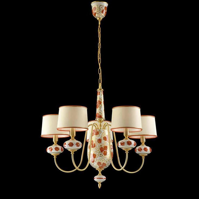 Le Porcellane Люстра Rose Rosse 5773 от Le Porcellane