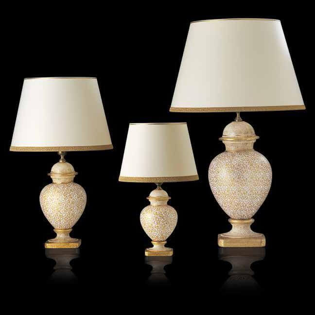 Le Porcellane Настольная лампа Oro Antico 02577 /02578 /02579 /02832 от Le Porcellane — в интерьере