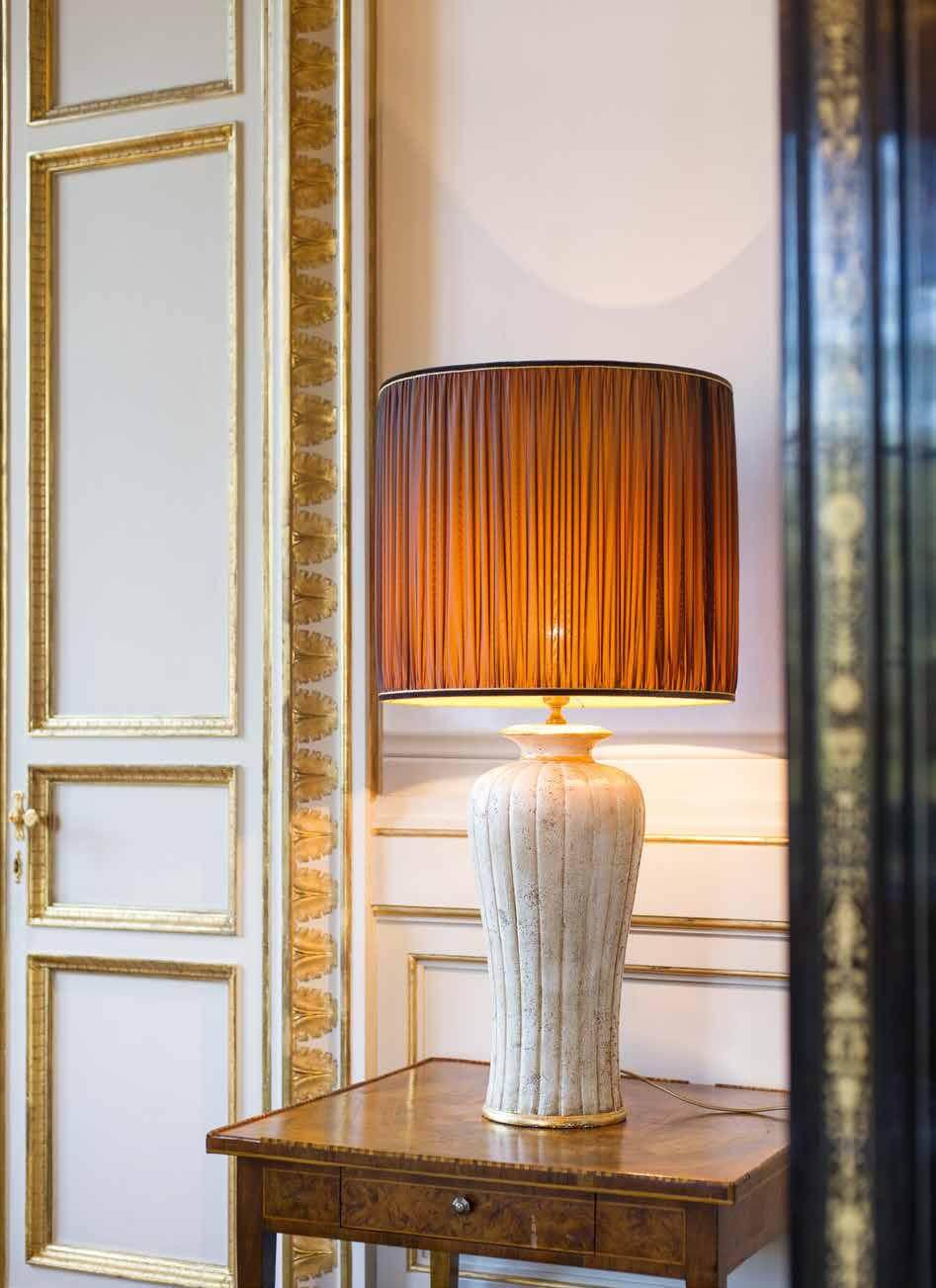 Le Porcellane Настольная лампа Avorio Oro 02863 /02864 /02865 от Le Porcellane — в интерьере