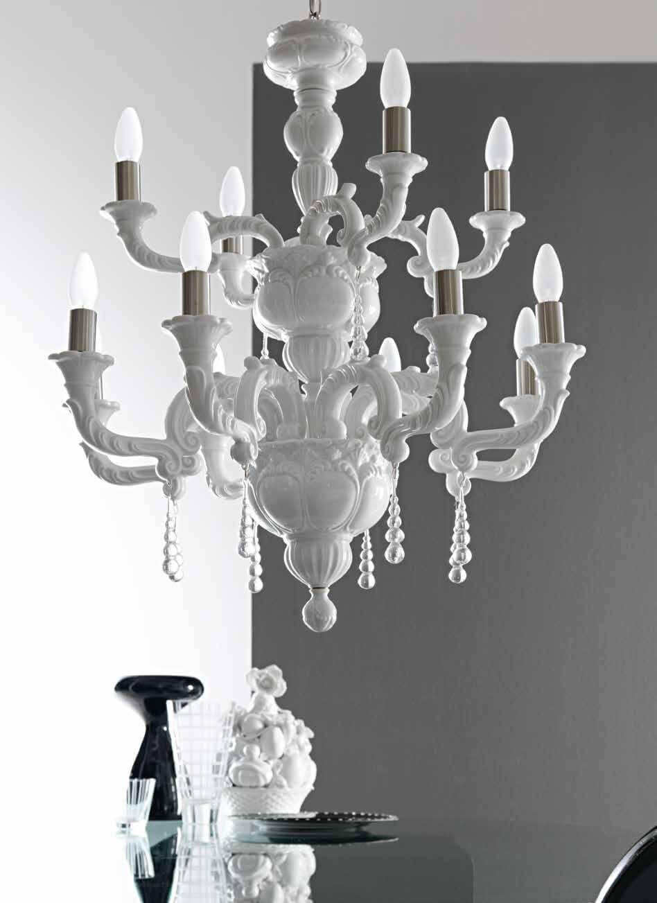 Le Porcellane Люстра Capodimonte 2013/6 2013/12 от Le Porcellane — в интерьере