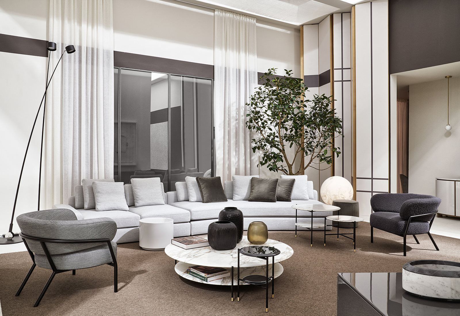 Meridiani Диван HAROLD от Meridiani — в интерьере