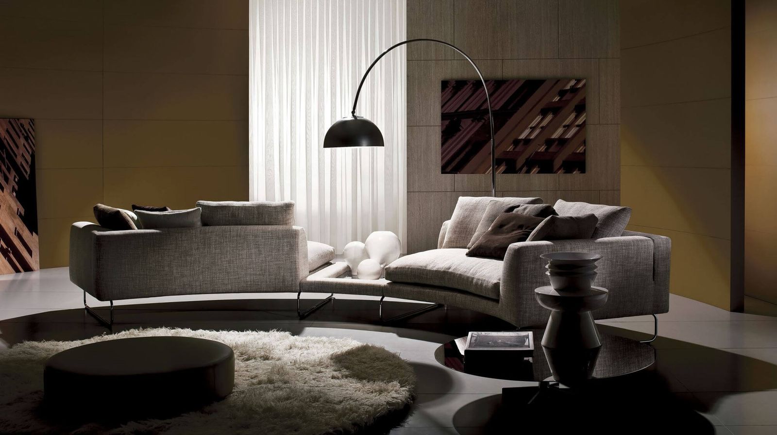 i 4 Mariani Диван Add_Look Round от i 4 Mariani — в интерьере