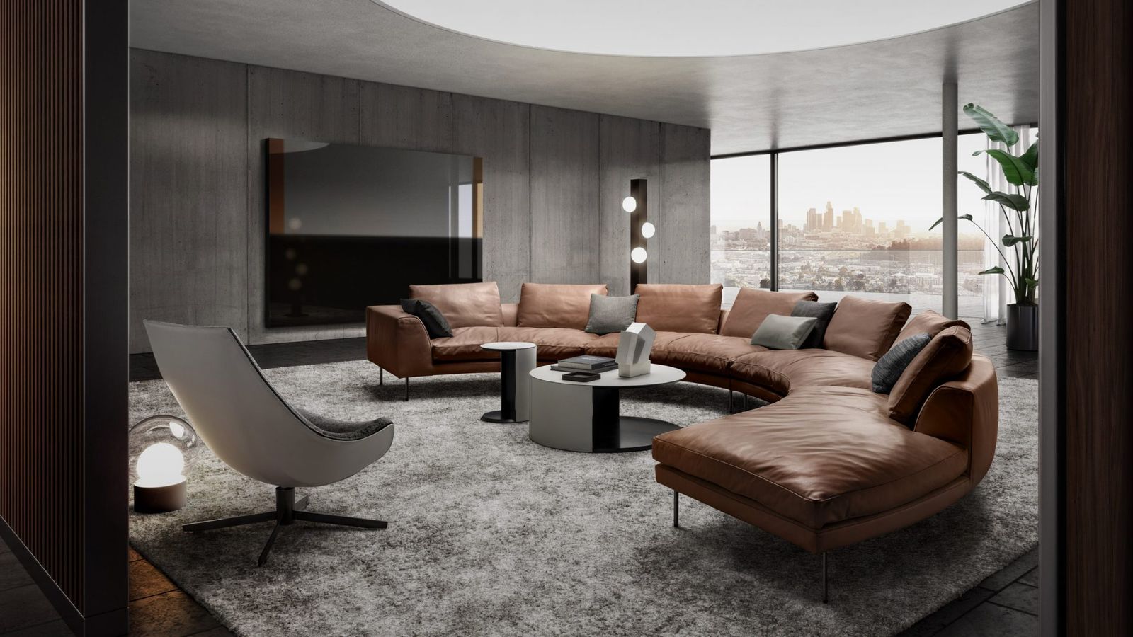 i 4 Mariani Диван Add_Look Round от i 4 Mariani — в интерьере