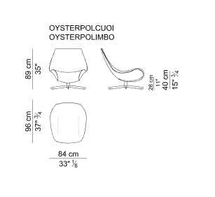 i 4 Mariani Кресло Oyster от i 4 Mariani