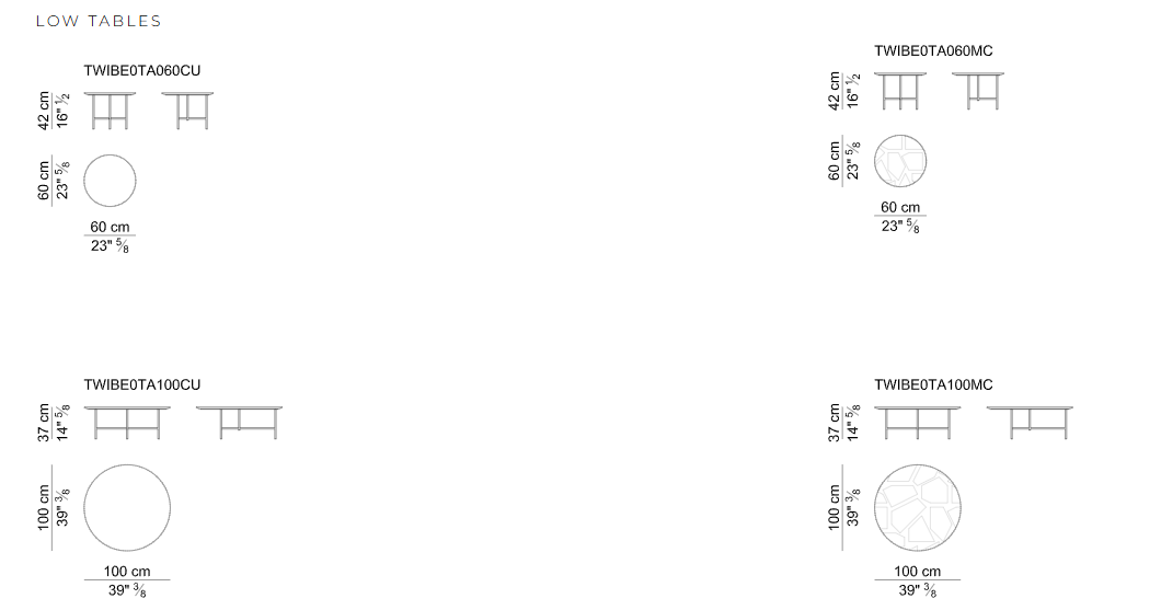 i 4 Mariani Журнальный столик Twibe от i 4 Mariani