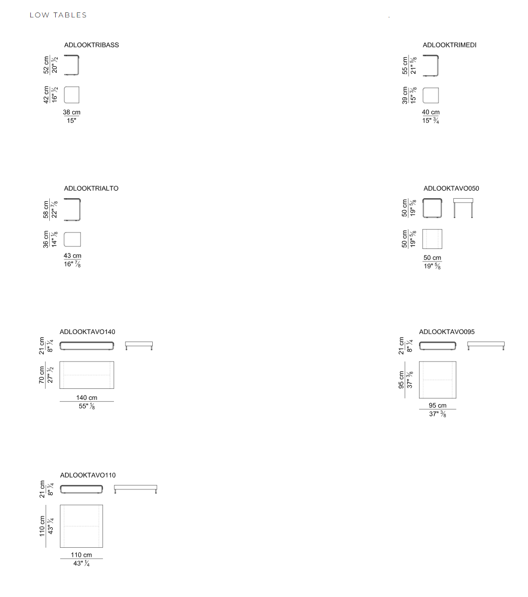 i 4 Mariani Журнальный столик Add_Look от i 4 Mariani