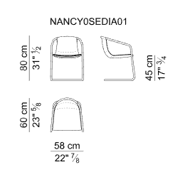 i 4 Mariani Стул Nancy от i 4 Mariani
