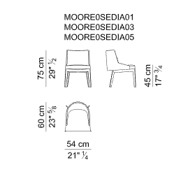 i 4 Mariani Стул Moore от i 4 Mariani