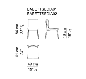 i 4 Mariani Стул Babette от i 4 Mariani