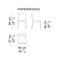 i 4 Mariani Стул Papier от i 4 Mariani