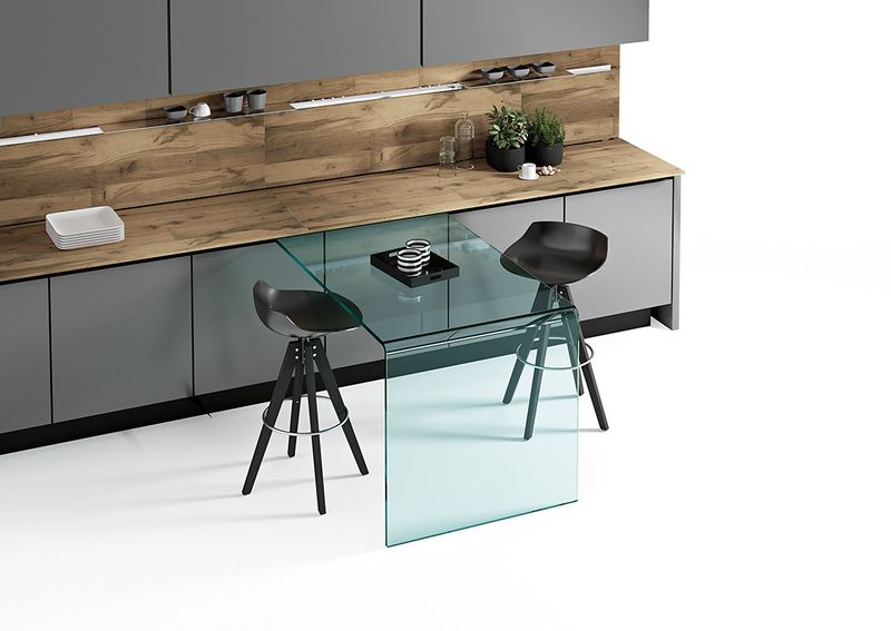 Fiam Письменный стол rialto L wall mounted от Fiam