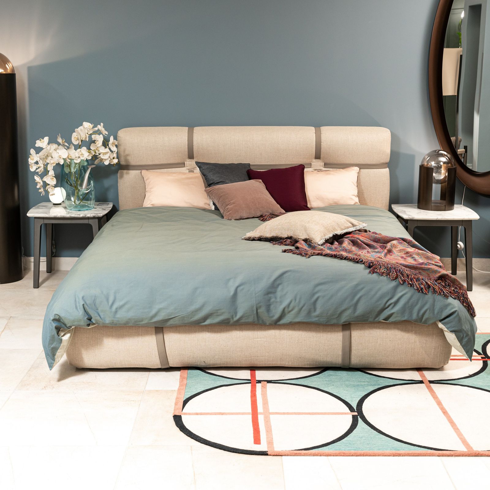 Flou Кровать New Bond Mason 781 от Flou — в интерьере