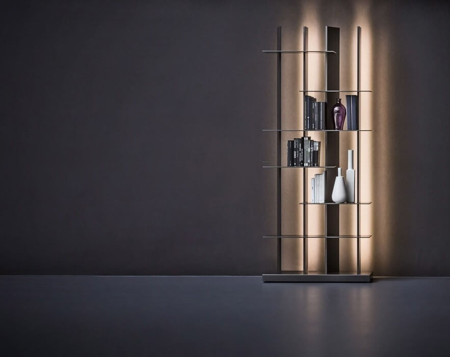 Flou Стеллаж CCLight matt burnished 259 от Flou — в интерьере