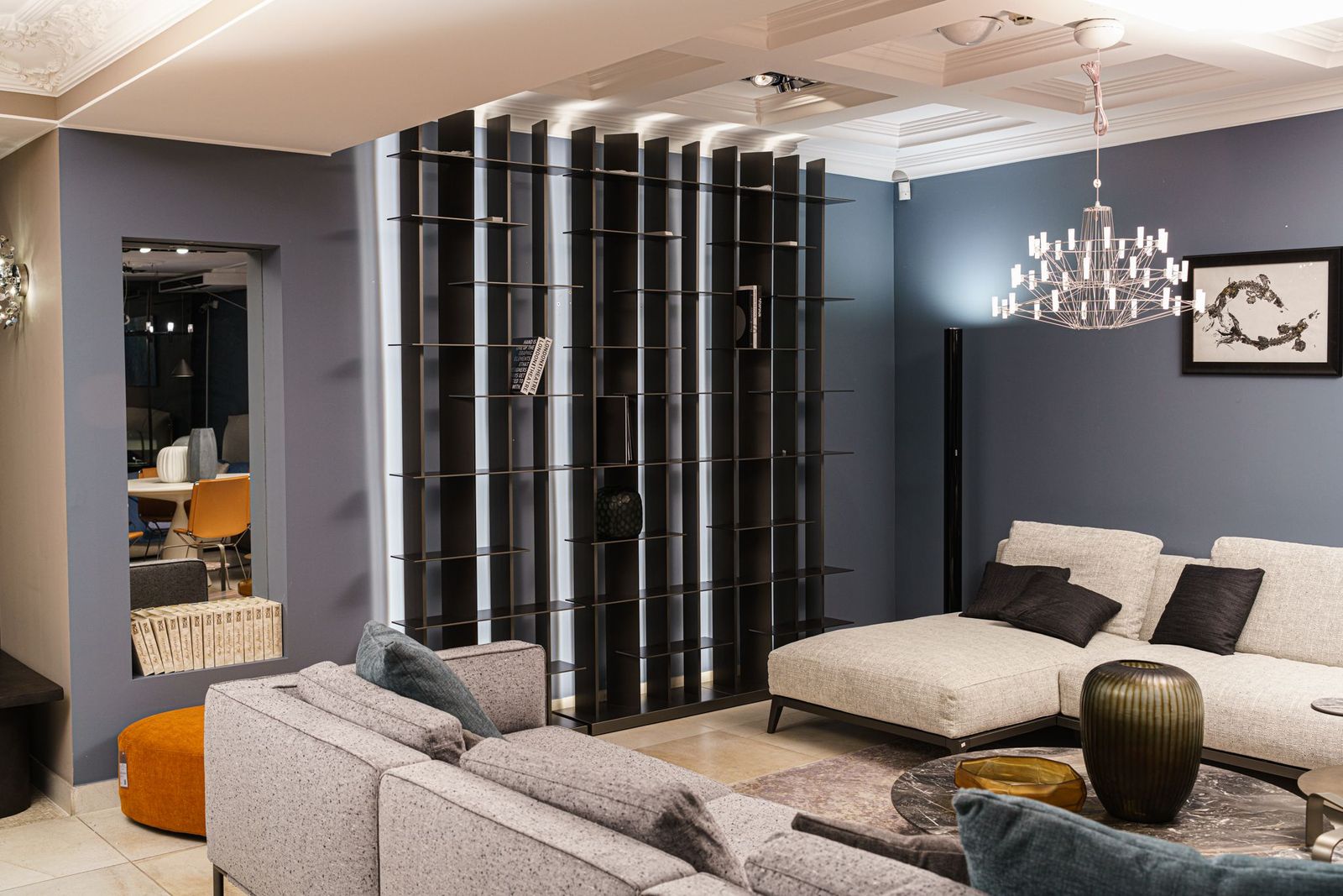 Flou Стеллаж CCLight matt burnished 259 от Flou — в интерьере