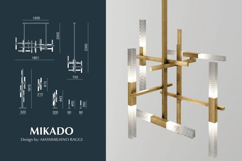Contardi Люстра Mikado so single от Contardi