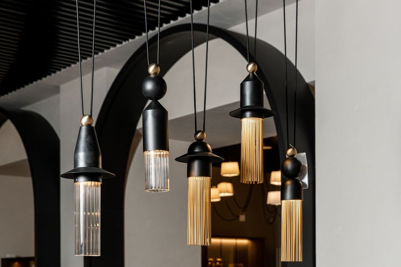 Masiero Подвесной светильник Nappe C5 Black от Masiero — в интерьере
