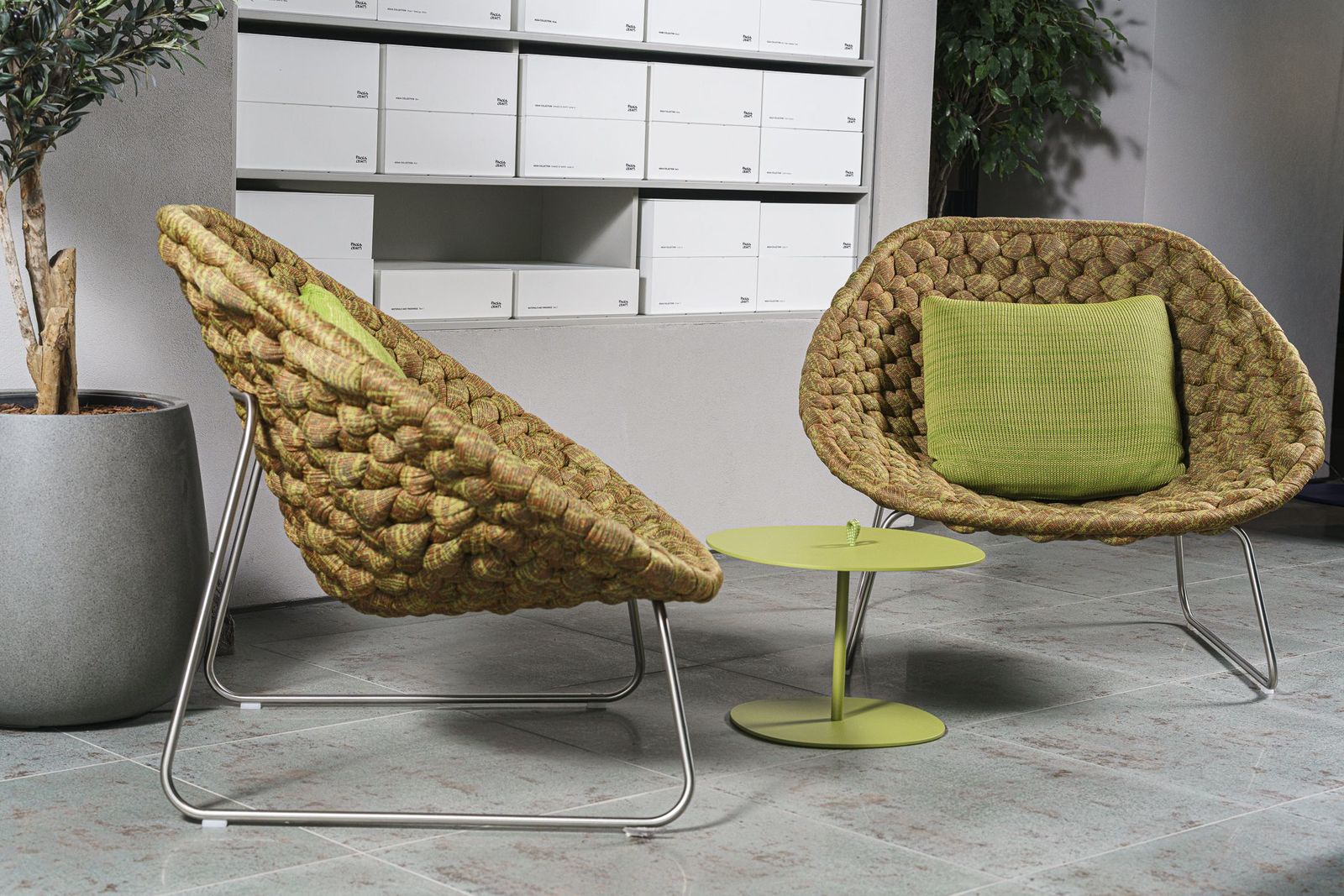 Paola Lenti Уличное кресло Shito от Paola Lenti — в интерьере