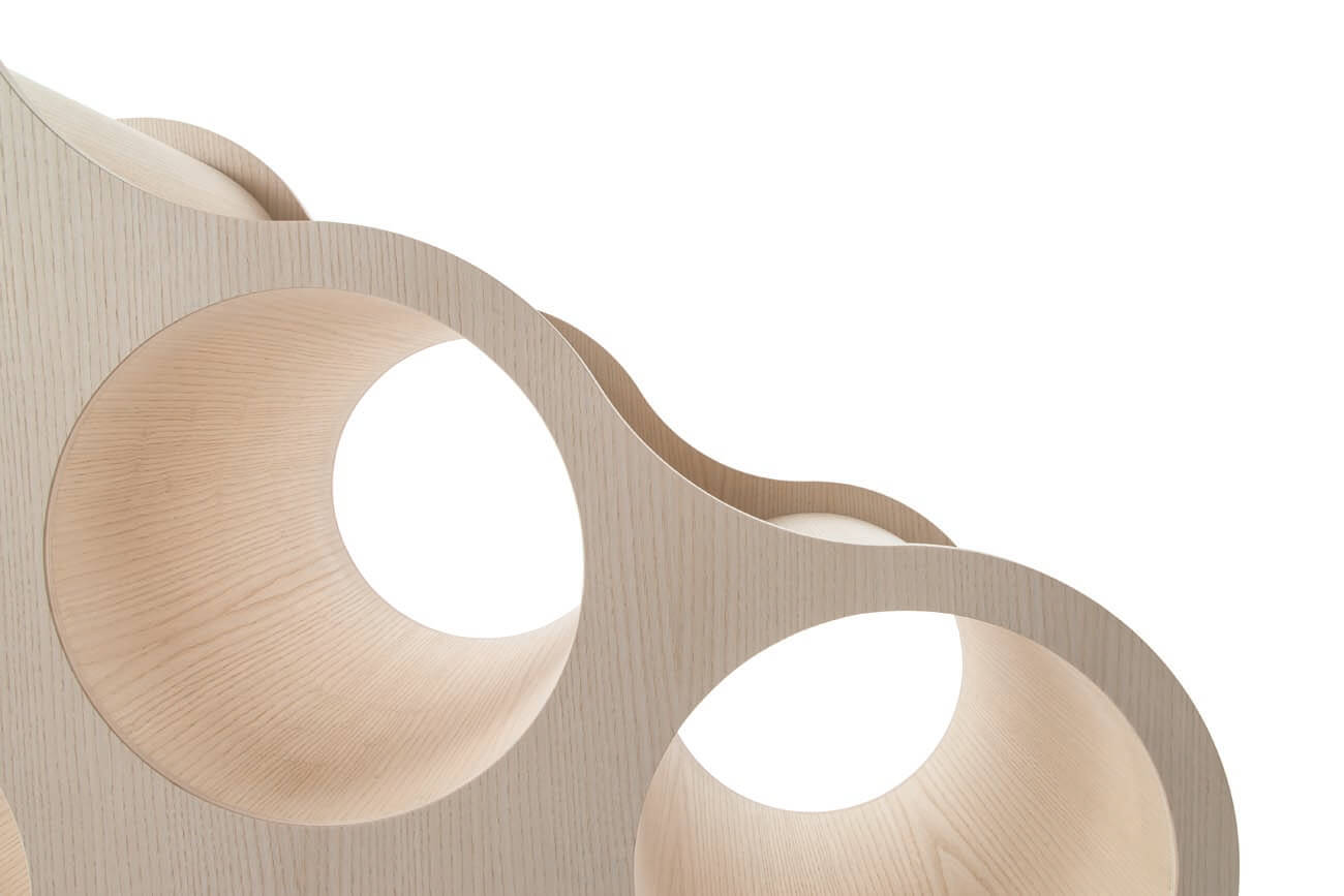 Cappellini Стеллаж Wooden cloud от Cappellini — в интерьере
