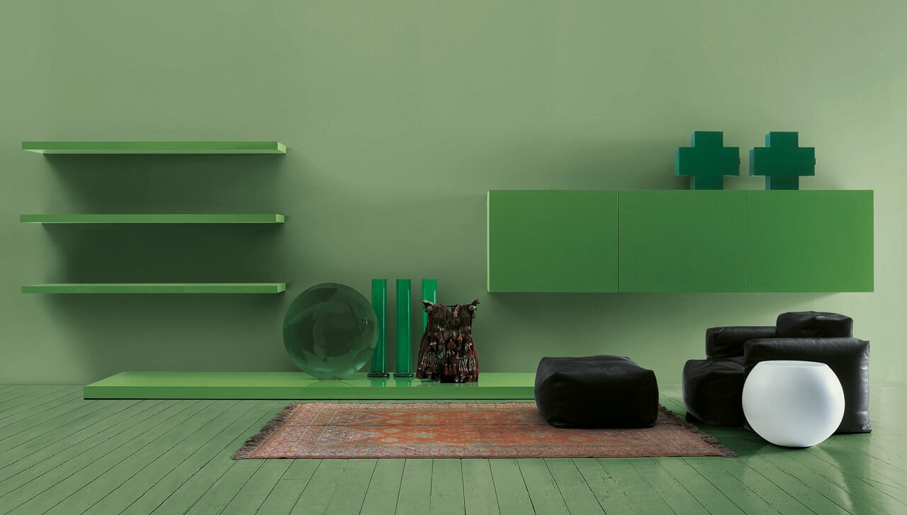 Cappellini Подвесной шкаф Aviolux от Cappellini — в интерьере