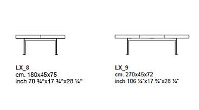 Cappellini Консоль Luxor от Cappellini