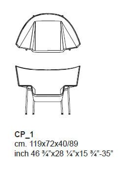 Cappellini Кресло Capo от Cappellini