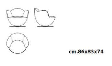 Cappellini Кресло Dalia от Cappellini