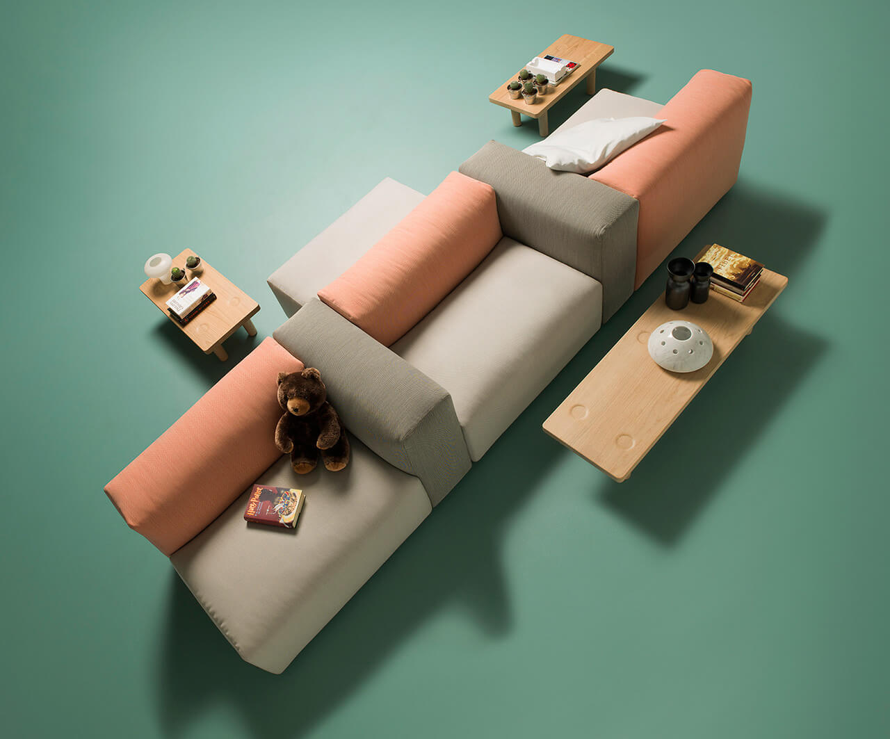 Cappellini Диван Oblong от Cappellini — в интерьере