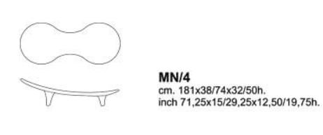 Cappellini Банкетка Orgone от Cappellini