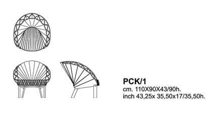 Cappellini Кресло Peacock от Cappellini