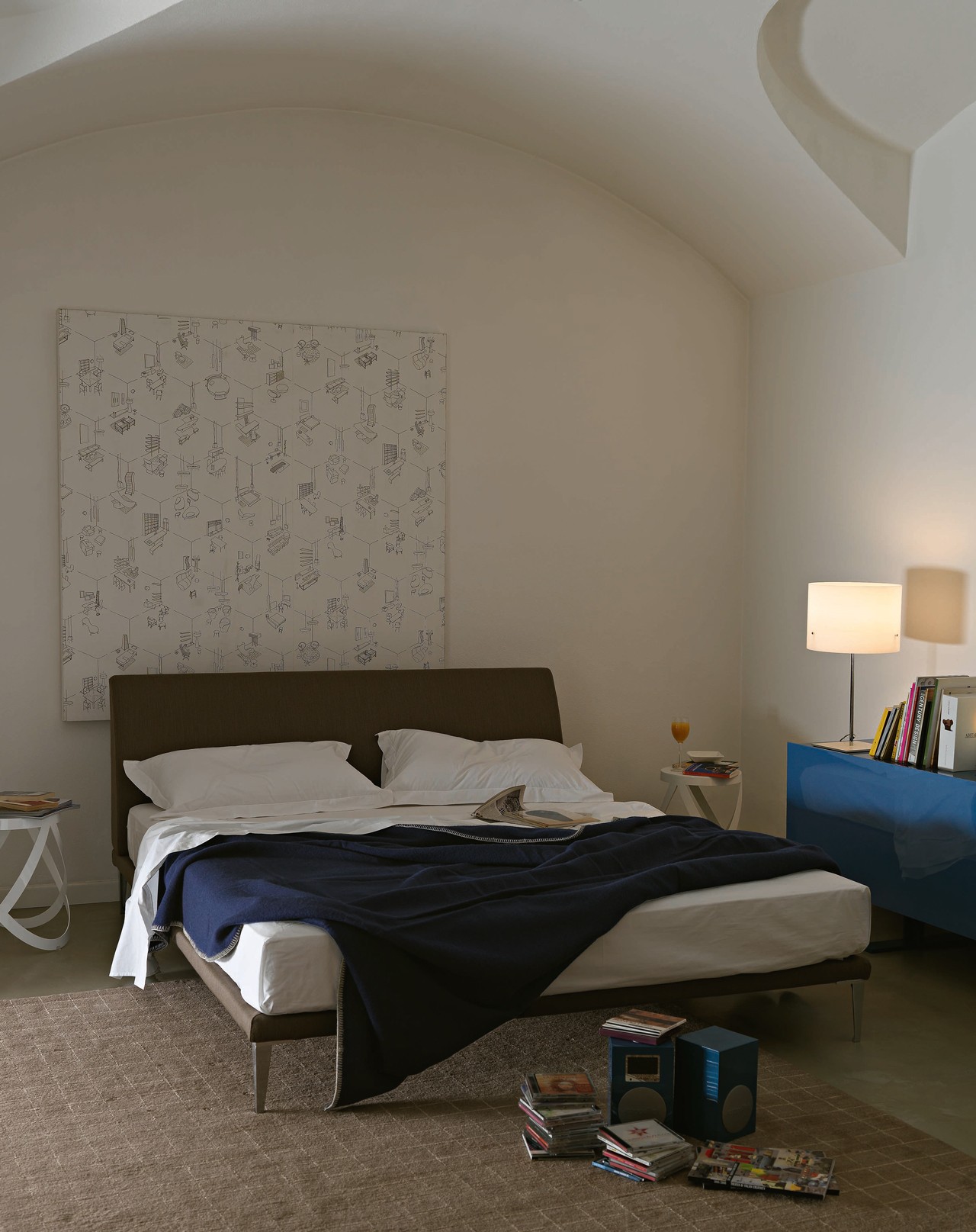 Cappellini Кровать Bed от Cappellini — в интерьере