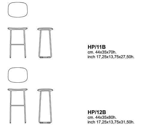 Cappellini Барный стул Morrison от Cappellini
