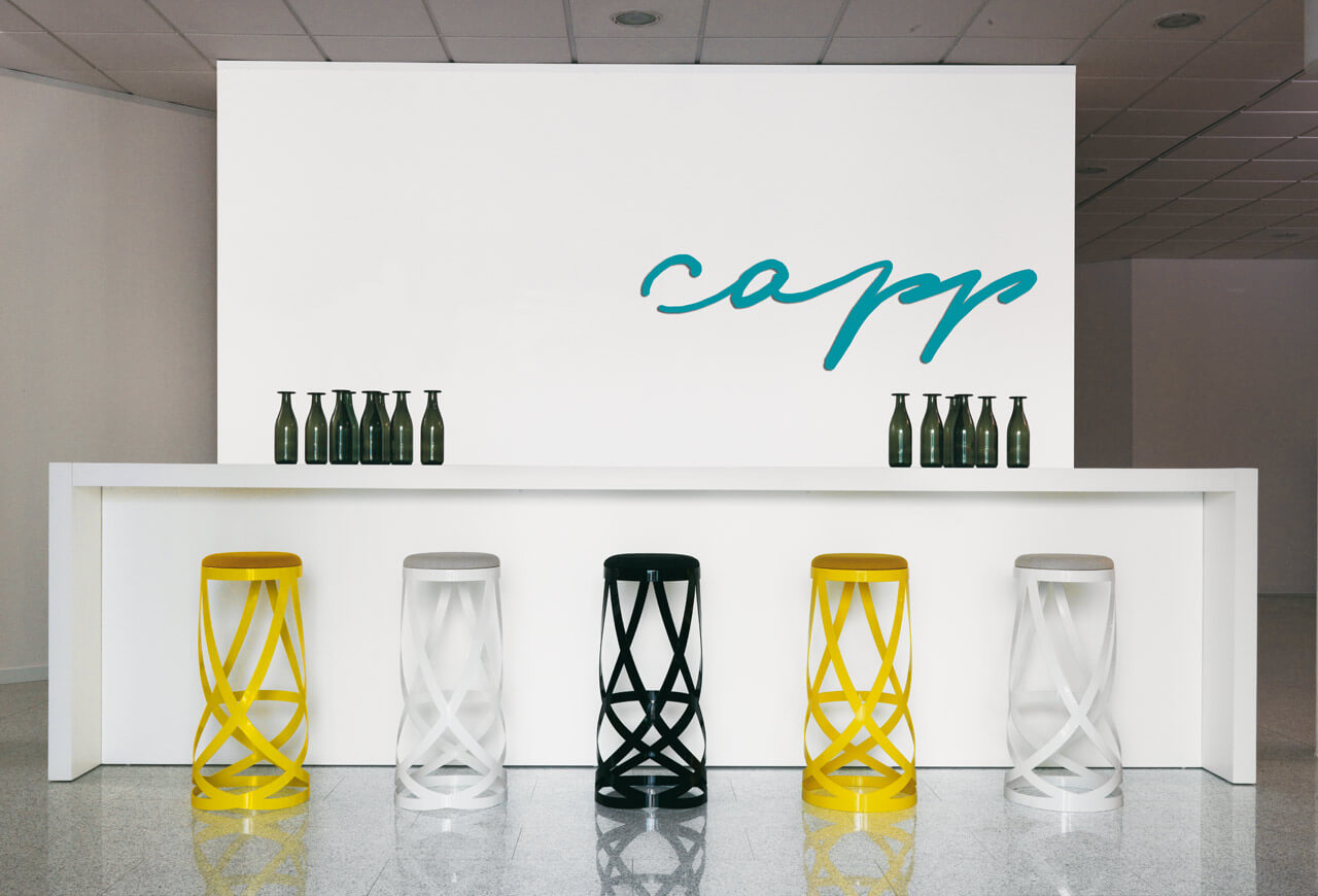 Cappellini Барный стул Ribbon от Cappellini — в интерьере