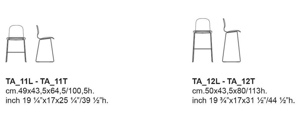Cappellini Барный стул Tate от Cappellini