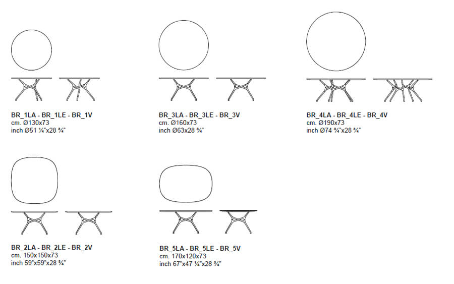 Cappellini Стол Branch от Cappellini