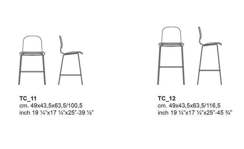 Cappellini Барный стул Tate Color от Cappellini
