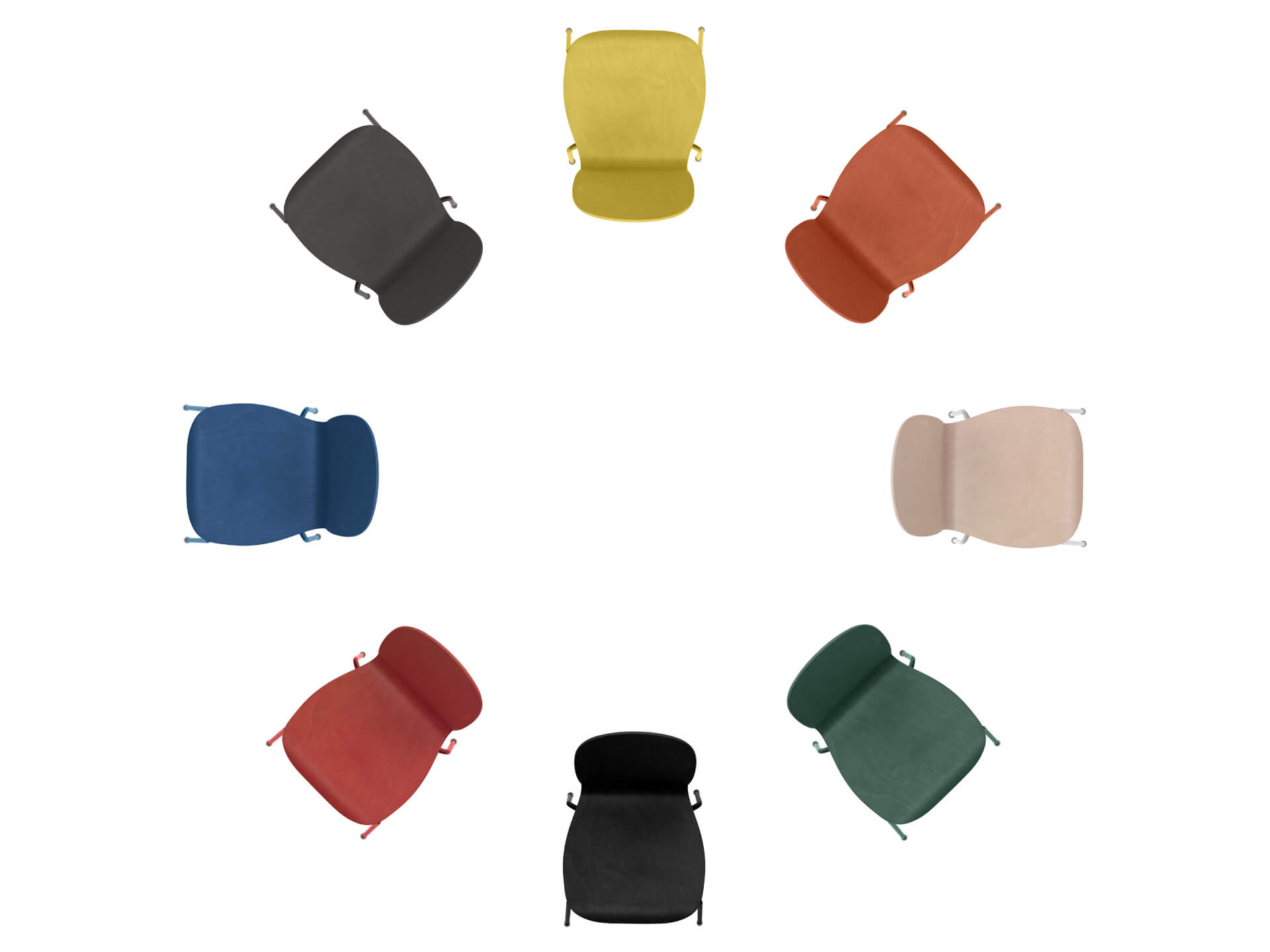 Cappellini Стул Tate Color от Cappellini