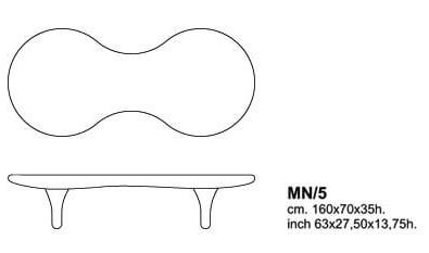 Cappellini Журнальный столик Orgone от Cappellini
