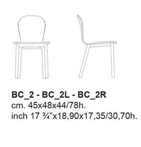Cappellini Стул Bac Two от Cappellini