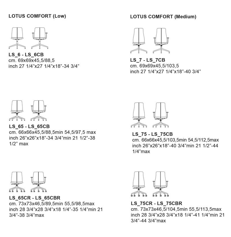 Cappellini Рабочее кресло Lotus Comfort от Cappellini