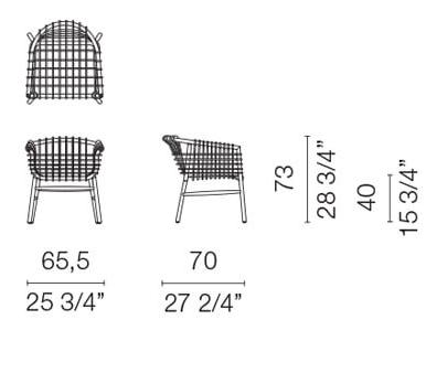 Cappellini Кресло Lukis от Cappellini