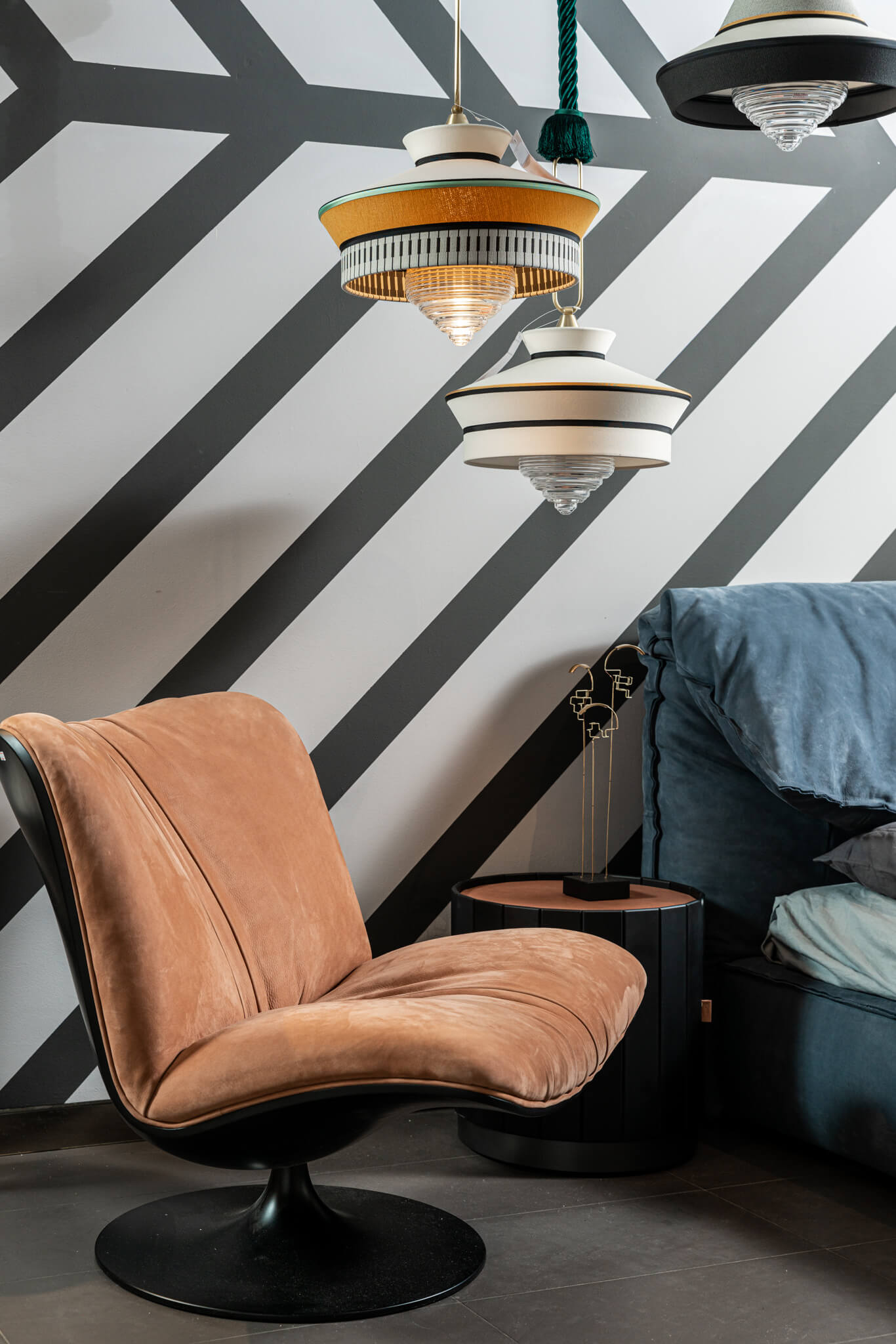 Baxter Кресло Marilyn Kashmir Azure от Baxter — в интерьере