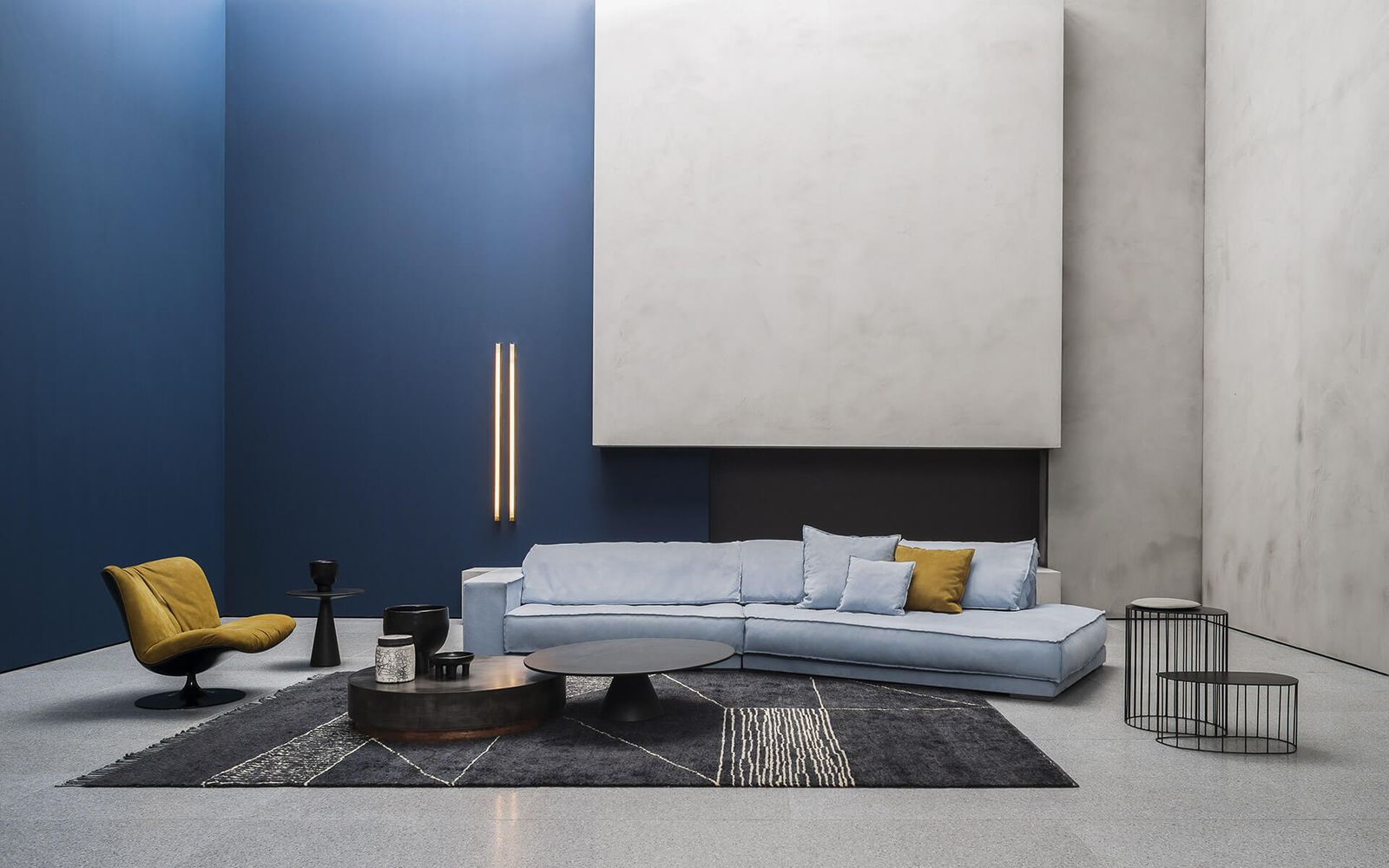 Baxter Кресло Marilyn Kashmir Azure от Baxter — в интерьере
