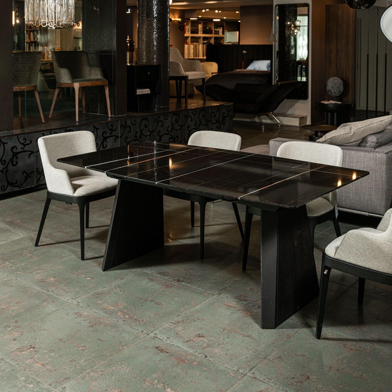 Draenert Раскладной стол Fontana 1460 Sahara Noir от Draenert — в интерьере