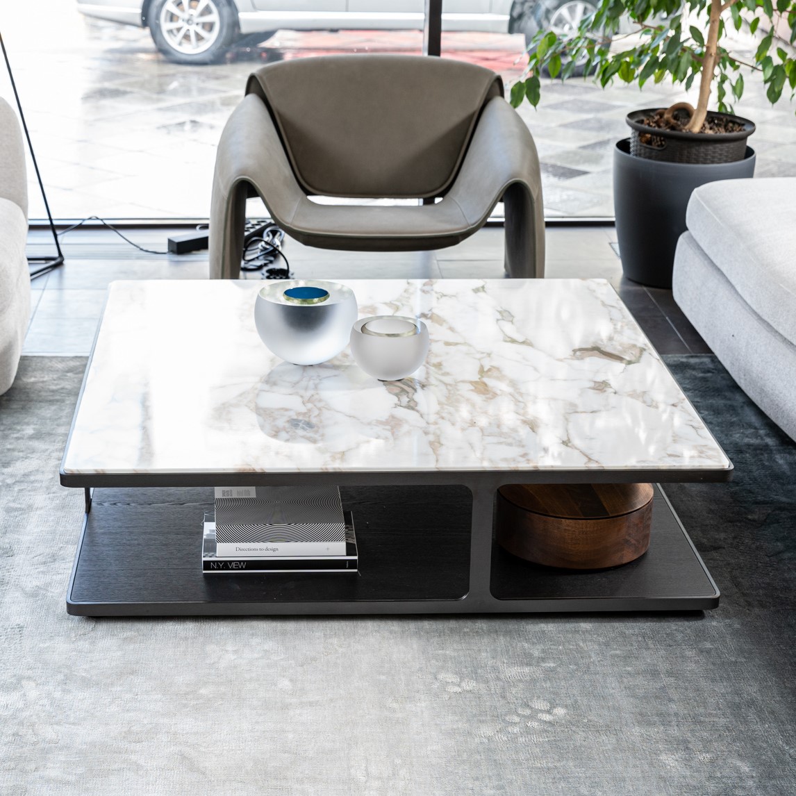 Poliform Журнальный столик Creek Square от Poliform — в интерьере