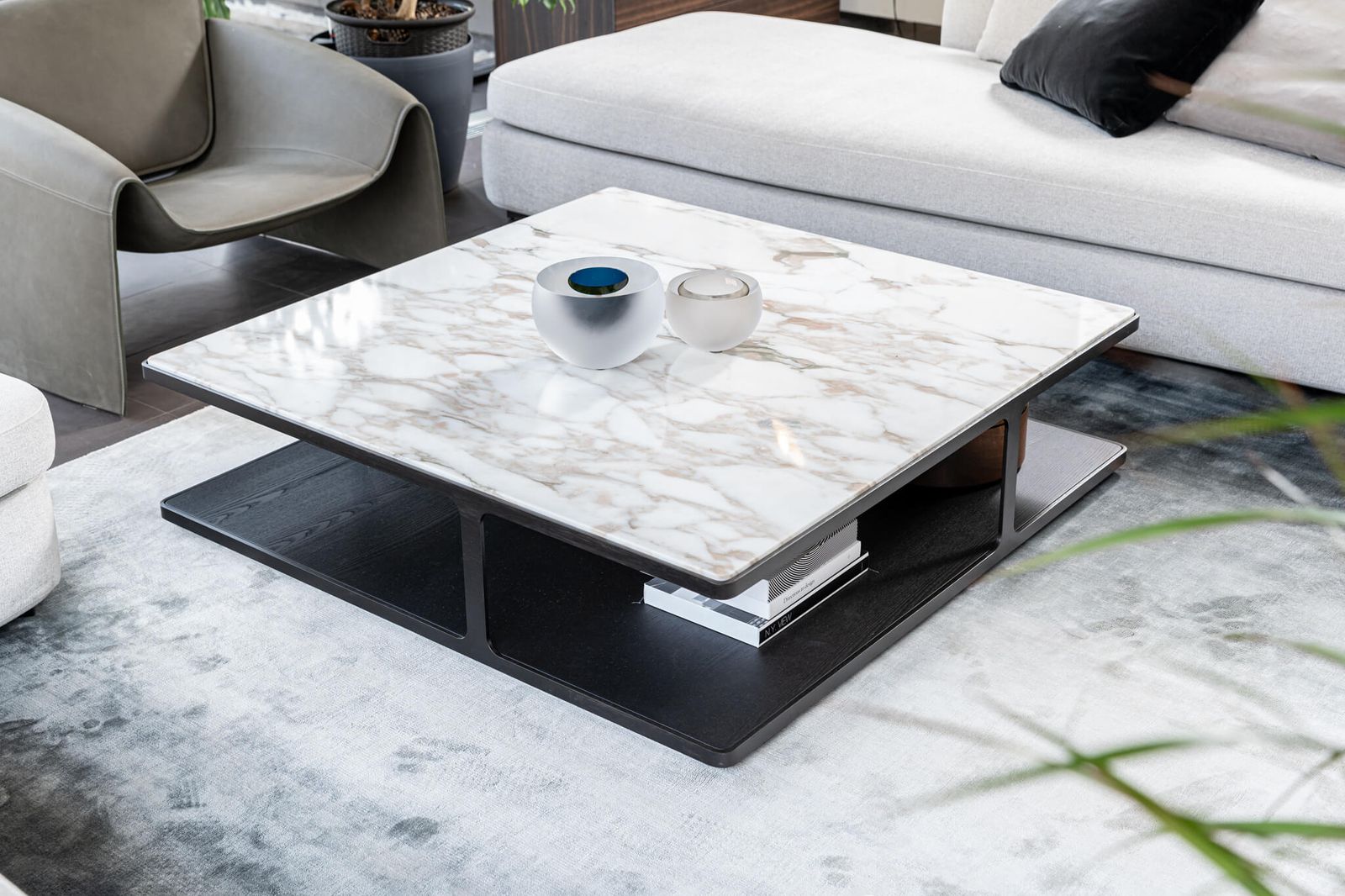 Poliform Журнальный столик Creek Square от Poliform — в интерьере