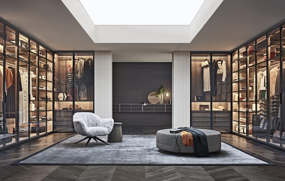 Poliform Шкаф Fitted от Poliform — в интерьере