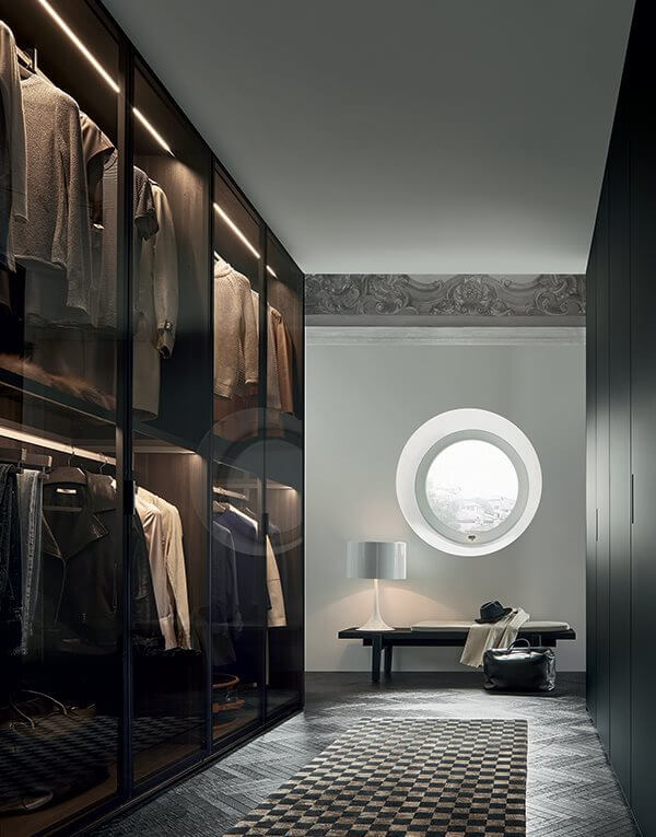 Poliform Шкаф Fitted от Poliform — в интерьере